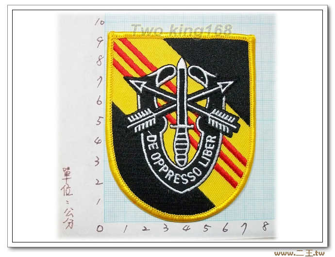 5-41美國陸軍特種部隊第5特戰群(越戰版)--美軍臂章--美國陸軍臂章