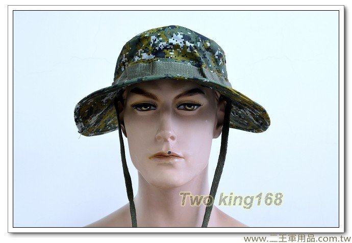 新式陸軍數位迷彩擴邊帽(有透氣孔)-250元